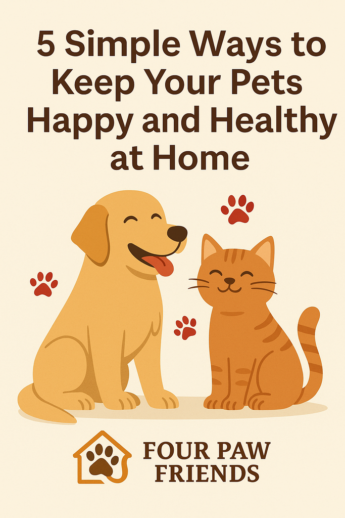 5 Simple Ways to Keep Your Pets Happy and Healthy at Home
