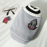 Knitted Pet Vest – Harry Potter College Style