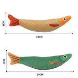 Catnip Fish Toy – Self-Play Molar Teething Toy for Cats