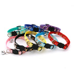 Gold Stars Moon Cat Collar with Bell