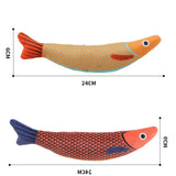 Catnip Fish Toy – Self-Play Molar Teething Toy for Cats