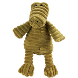 Plush Dog Molar Toy – Corduroy Monkey & Pig with Sound for Teeth Cleaning, Chewing & Play | Durable Toy for Large Dogs