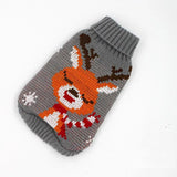 Christmas Deer Pet Sweater – Warm Knitted Costume for Small Dogs & Cats