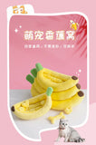 Banana-Shaped Pet Bed – Warm Removable Cat & Dog Nest