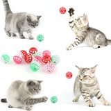 100PCS Cat Spring Toy Balls – Colorful EVA Chew and Scratch Set