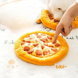 Pizza Plush Squeak Toy – Fun Chew & Teeth Trainer for Dogs