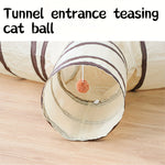 Foldable Cat Play Tunnel – Interactive Toy