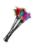 Cat Feather Wand Toys with Bells – 5pcs
