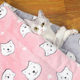 Thick Flannel Cat Sleeping Mat – Winter Blanket
