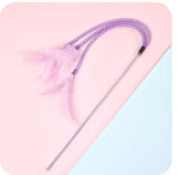 Feather Cat Toy – Interactive Stick with Bell