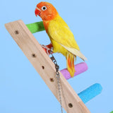 Wooden Bird Climbing Ladder – Parrot Exercise Toy