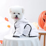 White Ghost Pet Bath Towel – Thick Quick-Dry Soft Absorbent Towel for Cats & Dogs