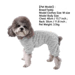 Winter Fleece Warm Dog Jumpsuit Winter