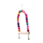 1PC Bird Toy Spiral Cotton Rope Chewing Bar Parrot for climbing and swinging