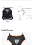 Adjustable Mesh Dog Harness with Leash