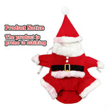 Cute Santa Claus Christmas Costume for Small Dogs