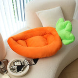 Banana-Shaped Pet Bed – Warm Removable Cat & Dog Nest