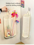 Wall-Mounted Pet Toy Storage Bag – Space-Saving Mesh Organizer for Cat & Puppy Toys