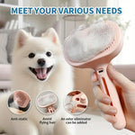 Electric Pet Hair Comb – Steam Grooming Brush