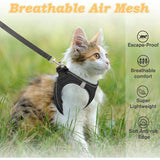Escape Proof Cat Harness and Leash Set