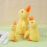 Plush Duck Dog Toy – Bite-Resistant, Sound & Teeth-Grinding Comfort Toy for Small & Large Dogs
