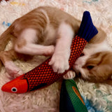 Catnip Fish Toy – Self-Play Molar Teething Toy for Cats
