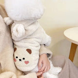 Cute Winter Dog Hoodie