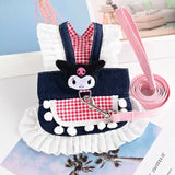 Lace Pet Dress Harness – Summer/Autumn Outfit for Small Dogs & Cats