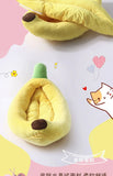 Banana-Shaped Pet Bed – Warm Removable Cat & Dog Nest
