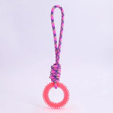 Spiked Ring Dog Toy – Interactive Training and Teeth Cleaning