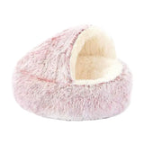 Winter Plush Cat Bed Nest Kennel