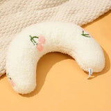 Ultra Soft Cat Pillow – Fluffy Half Donut Calming Bed