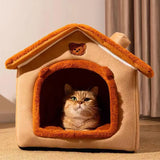 Thickened Pet House – Warm Detachable Bed for Cats & Dogs