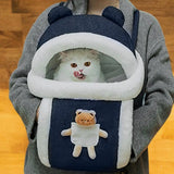 Cozy Pet Carrier Backpack – Portable Travel Bag for Cats & Small Dogs