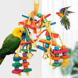 Wooden Bird Toys for Cage - Training Bird Toys
