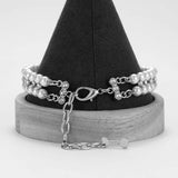 Luxury Pearl & Rhinestone Pet Necklace – Elegant Collar for Cats & Small Dogs