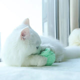 MADDEN Cat Toys Colorful Yarn Balls with Bell for Clawing