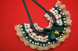 Christmas Lace Pet Collar – Adjustable Festive Scarf for Cats & Small Dogs