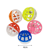 100PCS Cat Spring Toy Balls – Colorful EVA Chew and Scratch Set