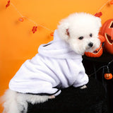 White Ghost Pet Bath Towel – Thick Quick-Dry Soft Absorbent Towel for Cats & Dogs