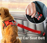Adjustable Pet Car Seat Belt – Safety Harness for Dogs and Cats