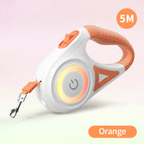 Retractable Dog Leash with LED Light – 5m