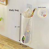 Wall-Mounted Pet Toy Storage Bag – Space-Saving Mesh Organizer for Cat & Puppy Toys