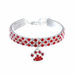 Shiny Crystal Bedazzled Cat Collar