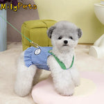 Fashionable Breathable Striped Pet Chest Vest