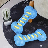 Pet Dog Chew Toys Rubber Bone Toy Bite Resistant