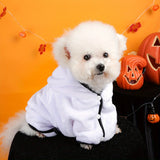 White Ghost Pet Bath Towel – Thick Quick-Dry Soft Absorbent Towel for Cats & Dogs