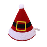 Christmas Plush Ball Pet Collar – Festive Elastic Headpiece for Cats & Dogs