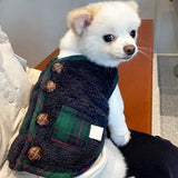 Winter Dog Cardigan – Warm Pet Coat for Small Dogs & Cats