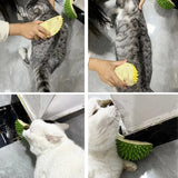 Cat Scratcher Massager – Grooming Brush and Hair Remover